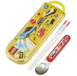 新品未使用★トミカ スライド式 お箸 スプーン コンビセット