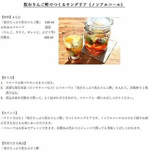 内堀醸造 果汁たっぷり飲むりんご酢(3倍濃縮タイプ)500ml