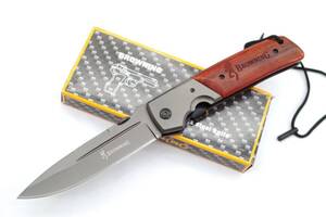 ★送料込み!★DA52★BROWNING ロングサイズフォールディングナイフ ピンロック+ライナーロックの堅牢2重ロック スピアポイント