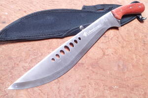 ★送料込み!★Columbia Saber★B07コロンビアナイフ 大型マチェットナイフ メガサイズ全長50㎝ 極厚天然木ハンドル キャンプ必須 薪