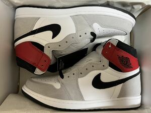 新品未使用 国内正規品 NIKE AIR JORDAN 1 HIGH OG LIGHT SMOKE GREY 28.5 US10.5 ナイキ ジョーダン スニーカー グレイ