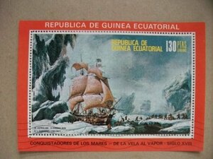 特価！(画像7枚)赤道ギニア切手『大航海時代』7シートセット