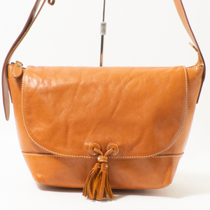 Dakota ダコタ ショルダーバッグ 鞄 カバン 斜めがけ レザー 革 ブラウン 茶色 シンプル