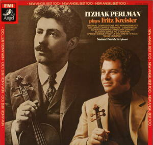 イツァークパールマン ITZHAK PERLMAN / plays Fritz Kreiler クライスラー ヴァイオリン名曲集 / 東芝EMI EAC-81025 (LP0108)