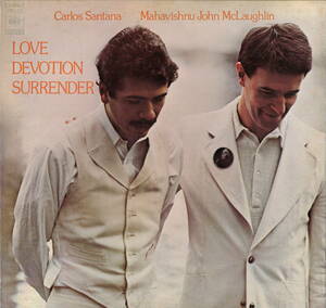 Carlos Santana & John McLaughlin / LOVE DEVOTION SURRENDER / CBS SONY SOPL200 (LP0190)