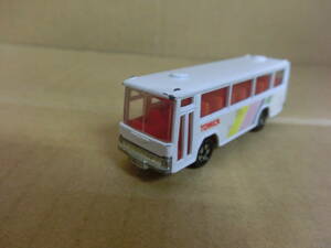 [Используемые товары] Tomica Hino Rainbow Skeleton Bus Tomica Kuji II № 41 Белый 1/118 Сделано в Китае