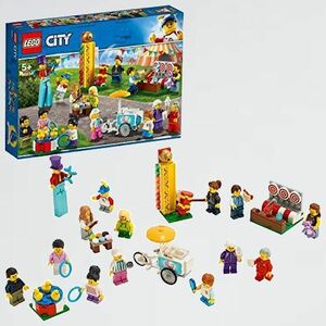 ★☆ 新品 目玉 シティ レゴ(LEGO) R-H2 男の子 車 ミニフィグセット - 楽しいお祭り 60234 ブロック おもちゃ