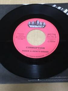 ジャパレゲ 視聴あり / A面 CORRUPTION . VADER & KENTY GROSS . B面 DIRTY MONEY . SOUL EYE / 送料無料 REGGAE レゲエ ７インチ レコード