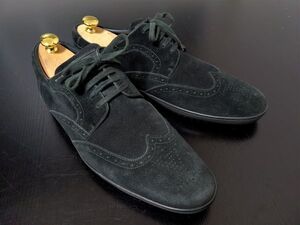 美品 ルイヴィトン 8 LOUIS VUITTON ♯FD0161 ウィングチップ スエード ドレススニーカー 5711115