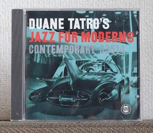 品薄CD/JAZZ/限定盤/シェリー・マン/ジミー・ジュフリー/Duane Tatro/Shelly Manne/Jimmy Giuffre/Jazz For Moderns/Contemporary