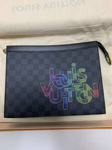 LOUIS VUITTON ダミエグラフィットキャンバス ポシェットヴォワヤージュ MM セカンドバッグ N60307 ルイヴィトン　新品未使用