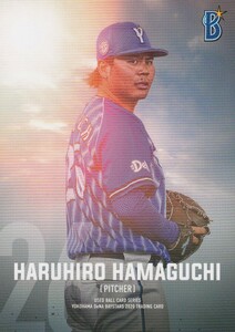 2020 横浜DeNA 濵口遥大【45】USED BALL CARD SERIES レギュラーカード 画像表裏 ※同梱可　注意事項必読