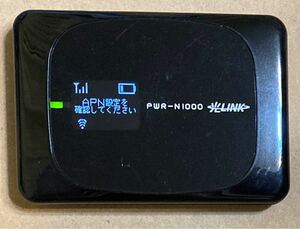 光ポータブルLTE PWR-N1000 モバイルWi-Fiルーター ポケットWi-Fi simフリー