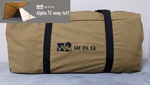 WAQ Alpha T/C ソロ用テント 好天時一度のみ使用