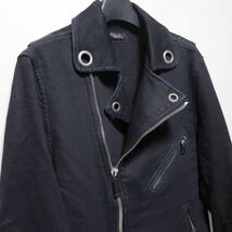 人気商品【DIESEL】スウェットデニム レザー/ライダースジャケット デニムジャケット/ディーゼル/ジャケット ブルゾン_画像3