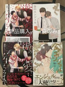 BL新刊 碗島子 猫野まりこ 金のエンジェル 貴族の愛に堕ちるまで 特典付き 美品