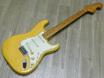 希少!! Fender Japan ST67-85 Eシリアル フジゲン ラージヘッド４点留め 経年レリックジャパンヴィンテージ 現状/F388_画像1