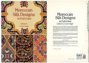 モロッコ　エスニック　アラビア　風ジャガード柄　洋書　Moroccan Silk Designs