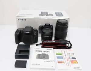 Canon/キヤノン EOS 9000D デジタル一眼レフカメラ ダブルズームレンズ バッテリー 保証期間内!