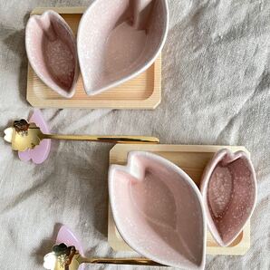 桜の花びら 春 サクラ 箸置き 小鉢 10点セット トレー付き
