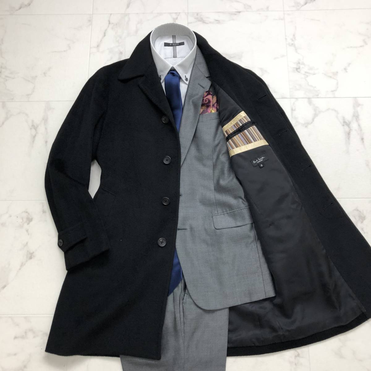 贅沢 balestrino メンズ ロングコート 着用回数少な目 ienomat.com.br