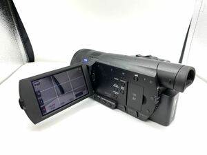 SONY ソニー ビデオカメラ FDR-AX100 4K 光学12倍 ブラック Handycam ハンディカム カメラ 中古