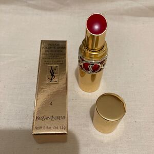 イヴサンローラン ルージュ ヴォリュプテ シャイン #04 ルージュインデンジャー 4.5g 口紅