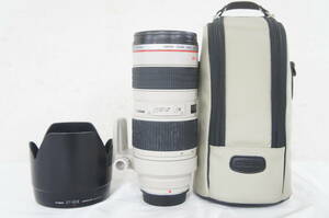 ③ Canon キャノン ZOOM EF 70-200mm F2.8 L ULTRASONIC 白レンズ ET-83Ⅱ フード ケース付き 8801200801