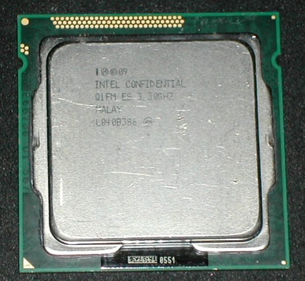 ジャンクCPU　INTEL Q1FM ES　LGA1155