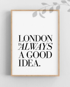 THE LOVE SHOP | LONDON IS ALWAYS A GOOD IDEA | A3 アートプリント/ポスター