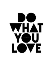 THE LOVE SHOP | DO WHAT YOU LOVE (black) | A3 アートプリント/ポスター_画像2
