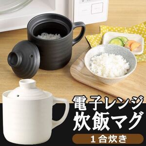 電子レンジでチンッするだけ♪ 陶器製/かんたん炊飯器