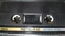 中古　録音済　YAMAHA　メタルカセットテープ　NETAL-R60_画像4