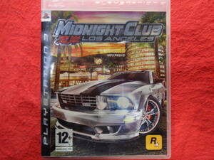 ★即決★海外版★　ミッドナイトクラブ　湾岸ロサンゼルス　PS3　ソフト　198　MIDNIGHT　CLUB　LOSANGELES　Overseas edition