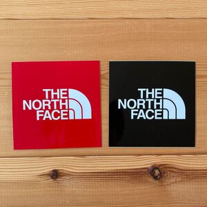 THE NORTH FACE ロゴステッカー ザノースフェイス レッド ステッカー