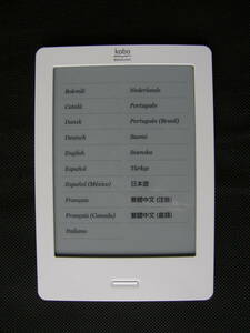 [美品] 楽天Kobo Touch(N905B)ホワイト