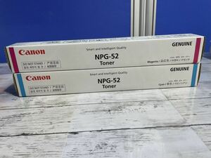 22A01-35:CANON NPG-52トナー　マゼンタ　シアン　2点まとめて