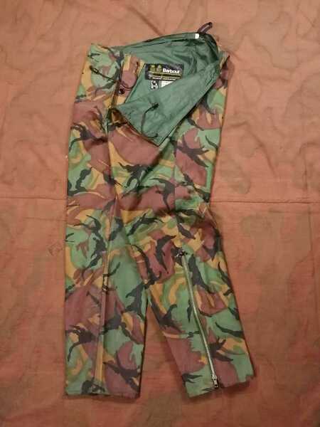 Mint◎1982年　80s Barbour DPM military trousers S ミリタリー　トラウザー　バブアー　オイルド　オーバーパンツ　2ワラント