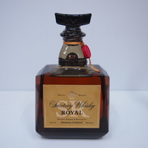 L19727D4K SUNTORY WHISKY ROYAL サントリーローヤル SR 国産 ウイスキー 山崎表記 1000ml 43％ 古酒 未開栓_画像1