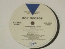 非売品12inch ボーイ・ジョージ boy george エブリシングアイオウン ブレッド BREAD カヴァー Everything I Own カルチャークラブ_画像3