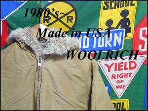 ★ボア付き★USA製WOOLRICHビンテージマウンテンパーカ70s80sS~M