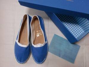  Tomorrowland espadrille 37 Spain made sandals blue blue 