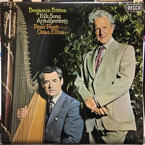 DECCA ブリテン フォークソング編曲集 ピーター・ピアーズ / Britten Folksongs, Pears(Tn) SXL-6793