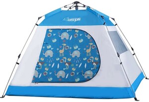 テント ポップアップテント 1人～4人用 アウトドア キャンプテント