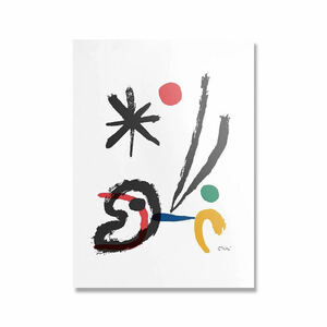 ジョアンミロ Joan miro ポスター 70x50cm 北欧 グッズ 絵画 絵 抽象 おしゃれ 雑貨 インテリア キャンバス フォト アート 29