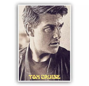 トム・クルーズ ポスター 70x50cm 海外 Tom Cruise 俳優 グッズ 雑貨 インテリア 写真 キャンバス アート おしゃれ 4
