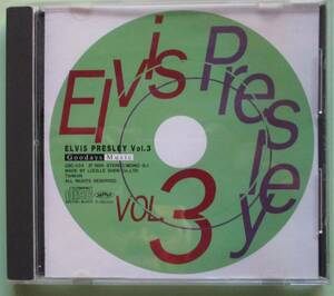 CD。ELVIS PRESLEYVol.3（ステレオ・モノラル）。GRC-124。１９９５年発売。