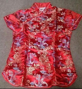 チャイナ服 赤 中国で購入