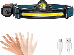 . ledヘッドライト /作業/ランニング/アウトドア/災害/停電用/釣りに最適 LEDヘッドランプ USB充電式 409