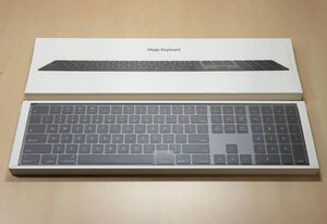 ★Apple Magic Keyboard テンキー付き 英語 US スペースグレイ MRMH2LL/A(極美品)